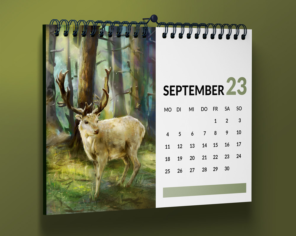 Waldtiere Wandkalender